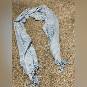 Pashmina light blue decorative scarf